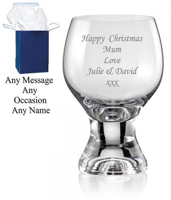 Personalised engraved whiskey glass Wedding Birthday gifts for everyone