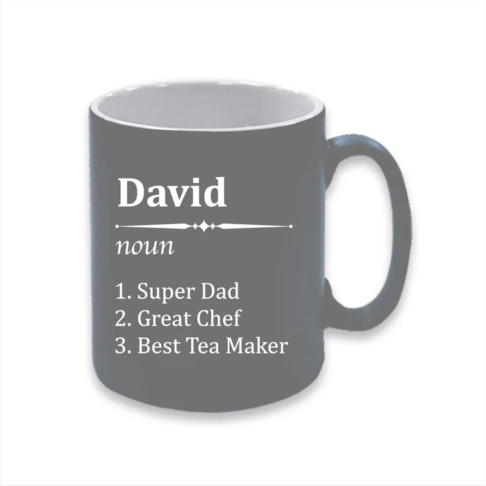 Personalised Engraved Name Definition Mug