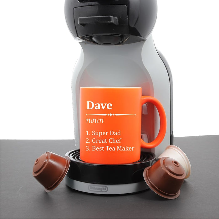 Personalised Laser Engraved Gifts Ideas Present For Mum Dad Birthday Christmas Mothers Fathers Day Name Definition Pink Mug