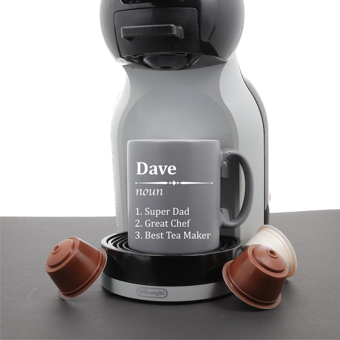 Personalised Laser Engraved Gifts Ideas Present For Mum Dad Birthday Christmas Mothers Fathers Day Name Definition Pink Mug