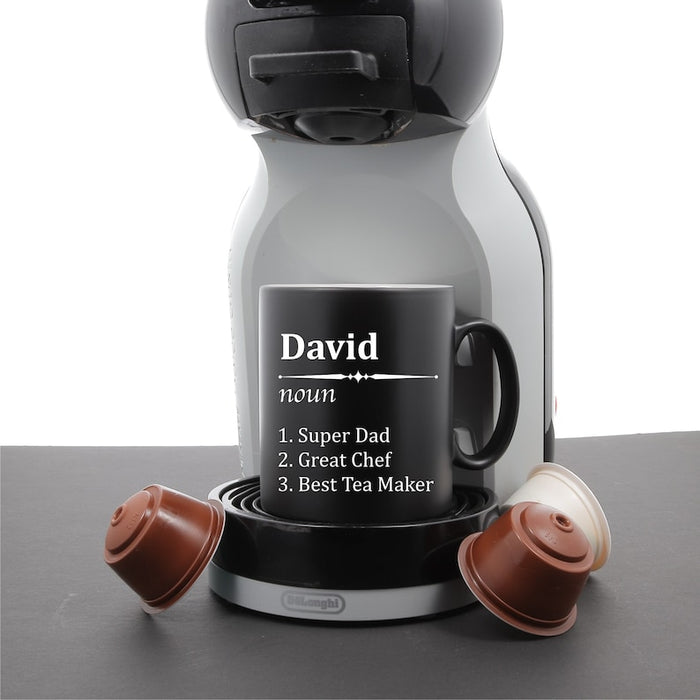 Personalised Laser Engraved Gifts Ideas Present For Mum Dad Birthday Christmas Mothers Fathers Day Name Definition Pink Mug