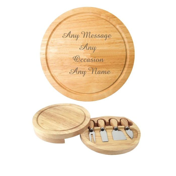 Personalised Cheese board Gifts Set - Customised Present, New Home, Wedding Gift, Anniversary, Birthday, house warming