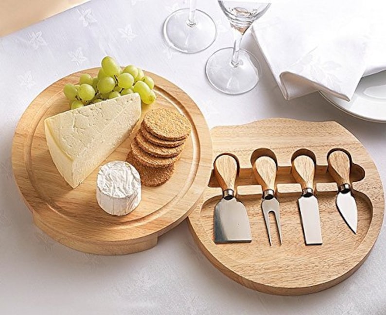 Personalised Cheese board Gifts Set - Customised Present, New Home, Wedding Gift, Anniversary, Birthday, house warming