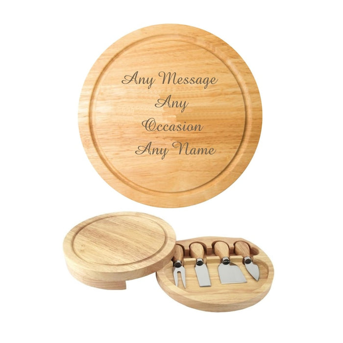 Personalised Cheese board Gifts Set - Customised Present, New Home, Wedding Gift, Anniversary, Birthday, house warming