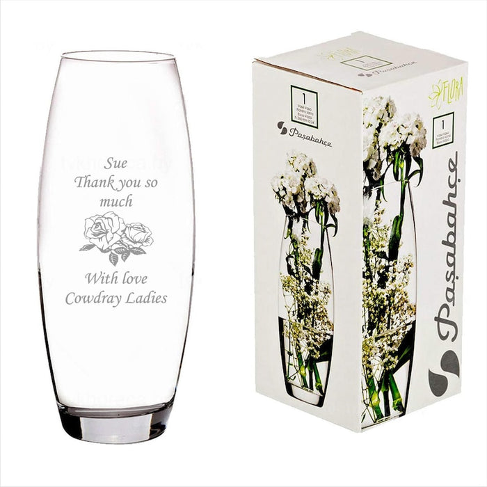 personalised engraved glass vase Mother Of the Bride Mother Of the Groom gift, Wedding Favours, Thank you