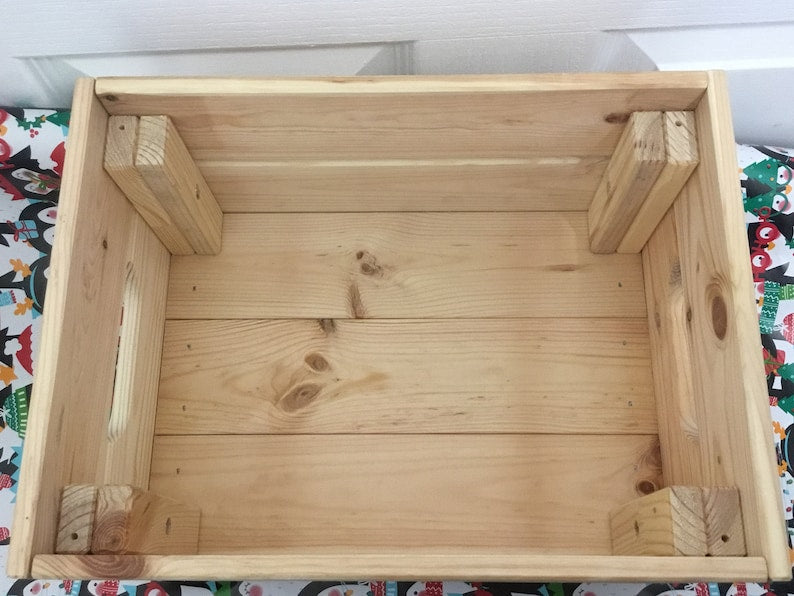 Personalised Christmas Eve Box | Personalised Christmas Eve Crate | Wood Engraved Christmas Eve Box | Personalised Christmas Eve Box