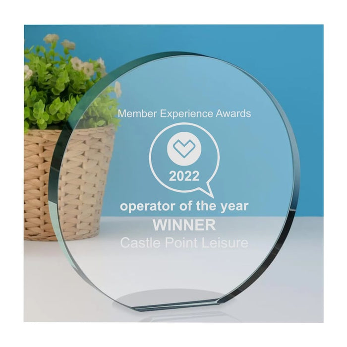 Personalised Engraved Glass Employee Award, Retirement Appreciation, For Manager, Staff ,Retirement Award, Long Service Award