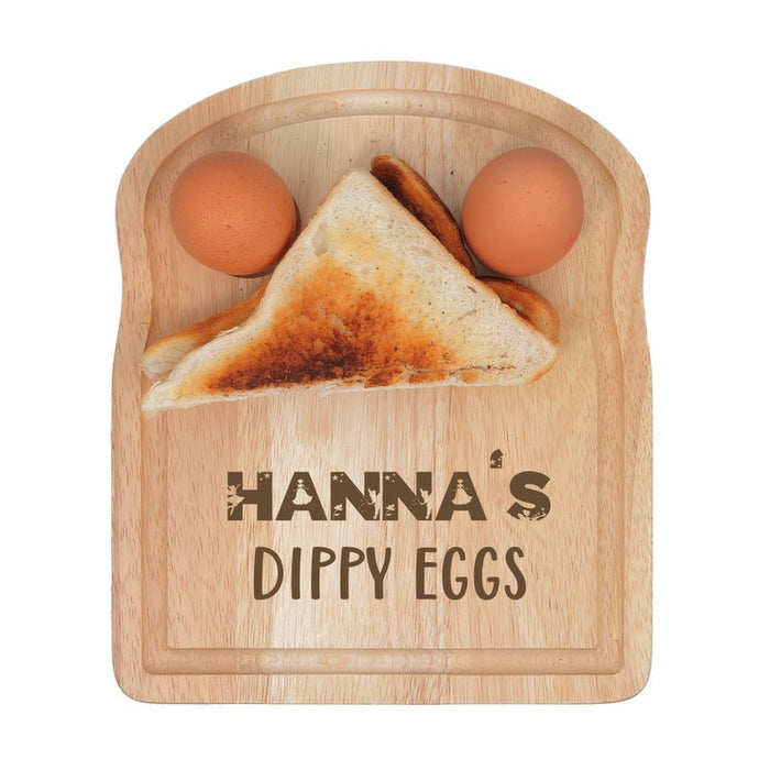 Personalised engraved egg & toast board, dippy egg board, tea and biscuit board, birthday, Christmas gifts, mothers day fathers day gifts