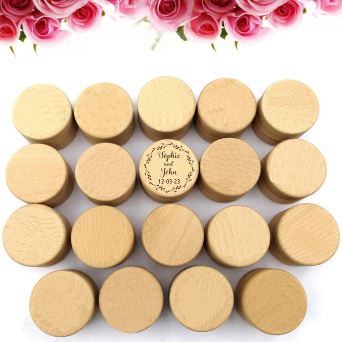 Personalised Wedding Ring Box - Mr and Mrs ring Box, Custom Wood Ring Box, Anniversary Gift, Engagement Ring Box, Wedding Ring Keepsake