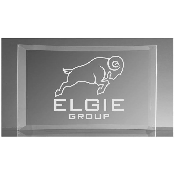 Personalised Engraved Jade Glass Award, Company Awards Ceremony, Corporate Trophy - Glass Trophy, Sports Trophies - Add your Logo