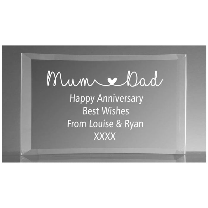 Personalised Engraved Jade Glass Award, Company Awards Ceremony, Corporate Trophy - Glass Trophy, Sports Trophies - Add your Logo