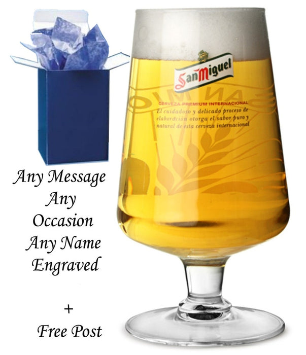 Engraved Guinness Glass, Personalised for Dad or Granddad this Father's day, Birthday Christmas Best Man Gift Xmas Gift Retirement Gift