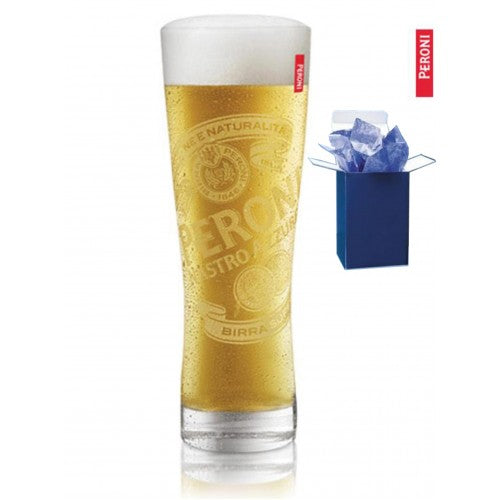 Personalised Engraved Branded pint Peroni Lager Beer Glass